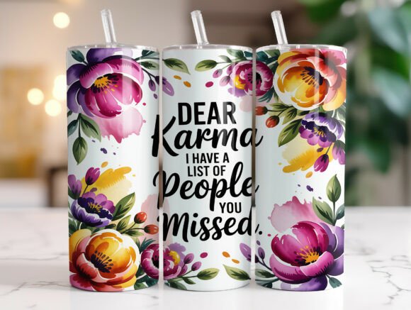 20oz Funny Sarcastic Skinny Tumbler Wrap Grafika Owijki na kubek Przez RahatKDP