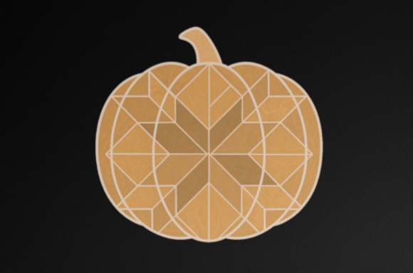 Barn Quilt Pumpkin Design
