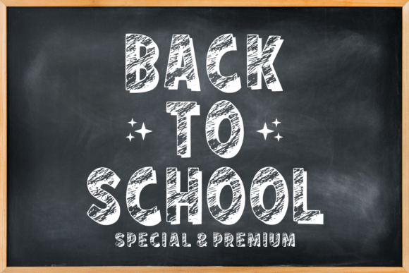 Chalk Scratches Font - Preview 1