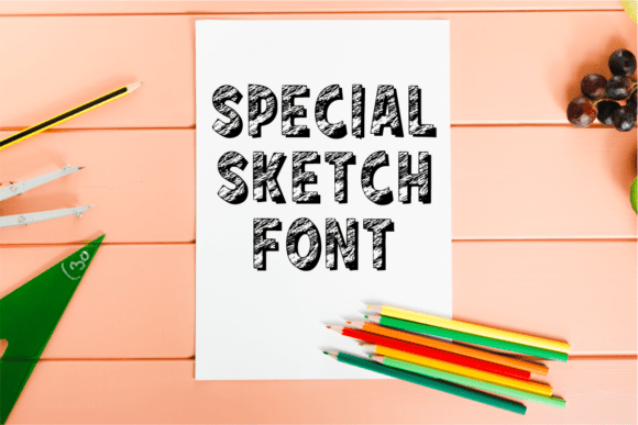 Chalk Scratches Font - Preview 2
