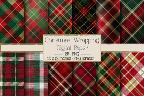 Christmas Wrapping Paper Graphic Patterns By Dream Print