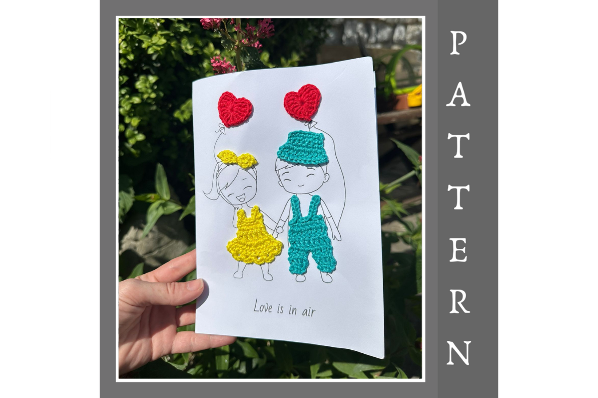 Crochet Card Pattern: DIY Holiday Card