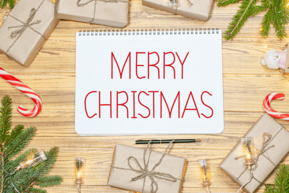 Families Christmas Font - Preview 1