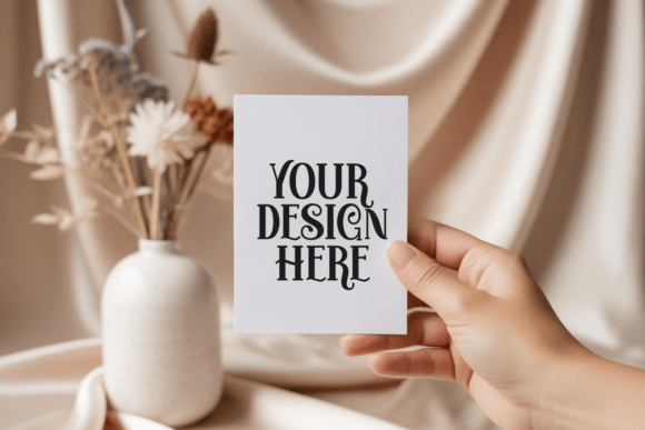 Invitation Card Mockup PSD and