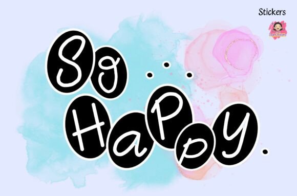 Bubble Notes Font - Preview 1