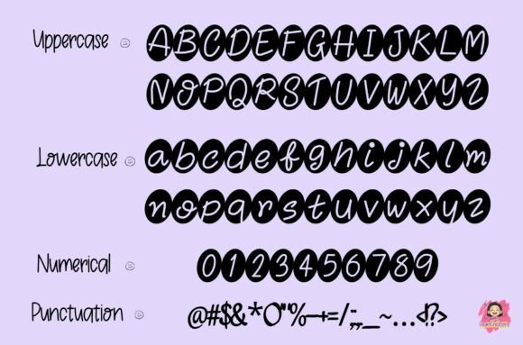 Bubble Notes Font - Preview 5