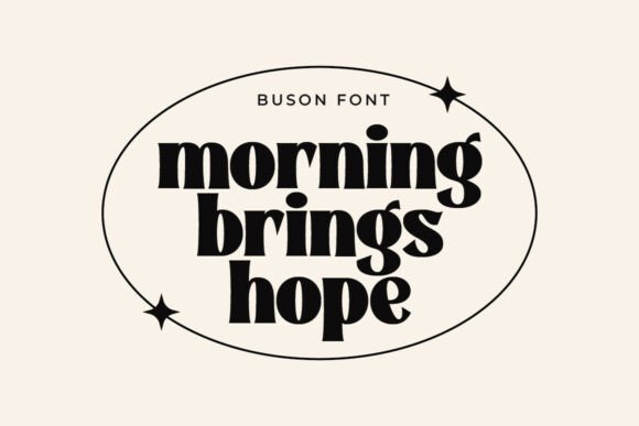 Buson Font - Preview 3