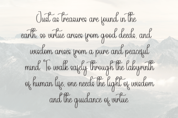 Calligraphy Font - Preview 5