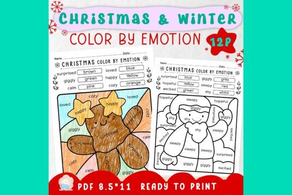 Christmas & Winter Color by Emotion