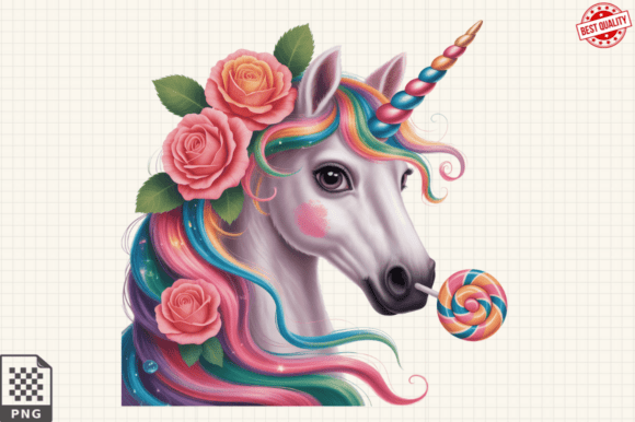 Colorful Unicorn Latin Club PNG Clipart Grafica Illustrazioni Stampabili Di Graphics Expert