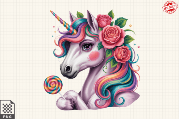 Colorful Unicorn Latin Club PNG Clipart Grafica Illustrazioni Stampabili Di Graphics Expert