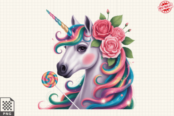 Colorful Unicorn Latin Club PNG Clipart Grafica Illustrazioni Stampabili Di Graphics Expert