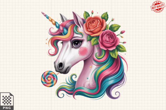 Colorful Unicorn Latin Club PNG Clipart Grafica Illustrazioni Stampabili Di Graphics Expert