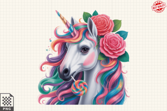 Colorful Unicorn Latin Club PNG Clipart Grafica Illustrazioni Stampabili Di Graphics Expert