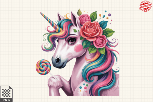 Colorful Unicorn Latin Club PNG Clipart Grafica Illustrazioni Stampabili Di Graphics Expert