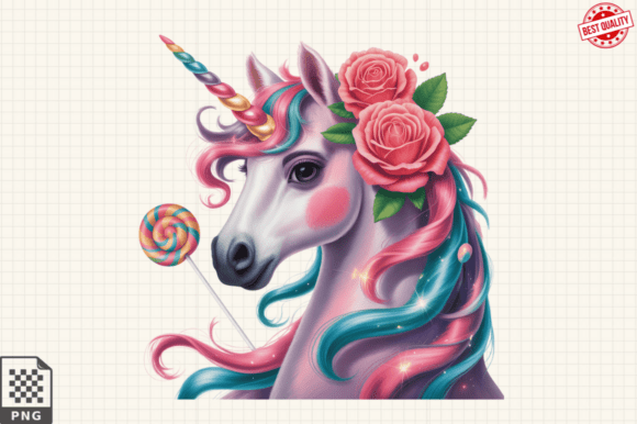Colorful Unicorn Latin Club PNG Clipart Grafica Illustrazioni Stampabili Di Graphics Expert
