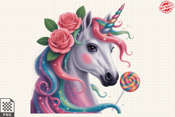 Colorful Unicorn Latin Club PNG Clipart Graphic Illustrations By Graphics Expert