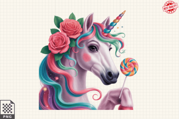 Colorful Unicorn Latin Club PNG Clipart Graphic Illustrations By Graphics Expert