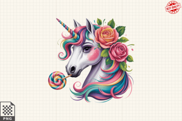 Colorful Unicorn Latin Club PNG Clipart Graphic Illustrations By Graphics Expert