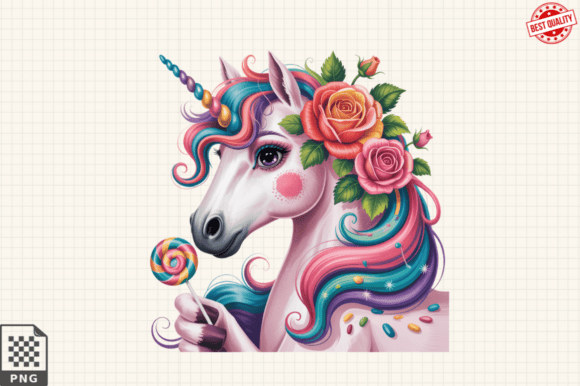 Colorful Unicorn Latin Club PNG Clipart Graphic Illustrations By Graphics Expert