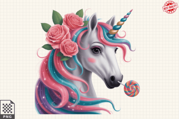 Colorful Unicorn Latin Club PNG Clipart Graphic Illustrations By Graphics Expert