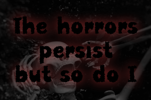 Creepy Fall Font - Preview 2