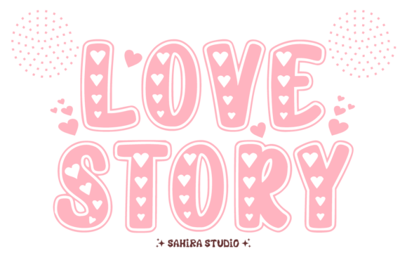 Cute Heart Font - Preview 1