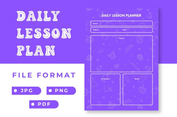 Daily Lesson Plan Printable Template