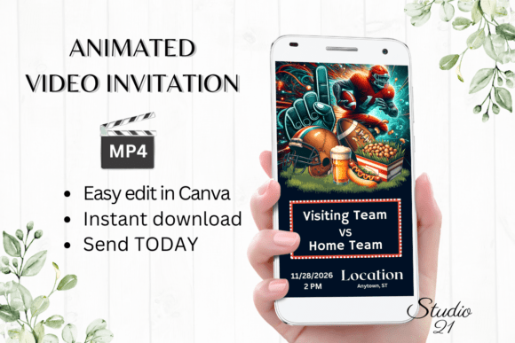 Digital Football Invite