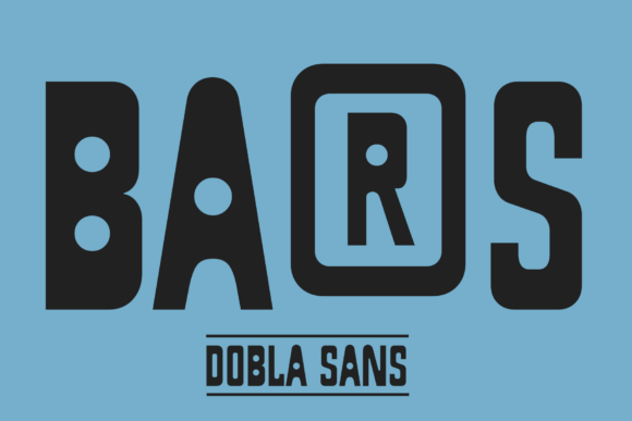 Dobla Sans Font PNG with transparent background - Preview 4