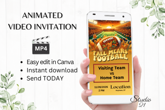 Electronic Football Invite