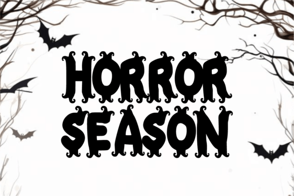 Halloween Magic Font PNG with transparent background - Preview 3