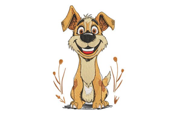 Happy Cartoon Dog