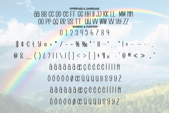Hello Rainbow Font - Preview 6