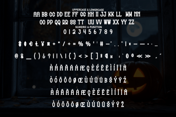 Midnight Hallowen Font font preview - 6
