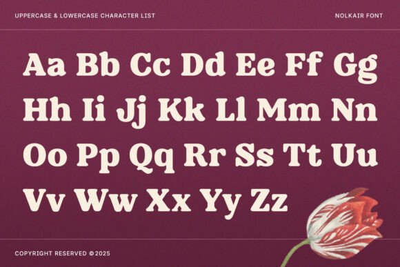 Nolkair Font PNG with transparent background - Preview 1