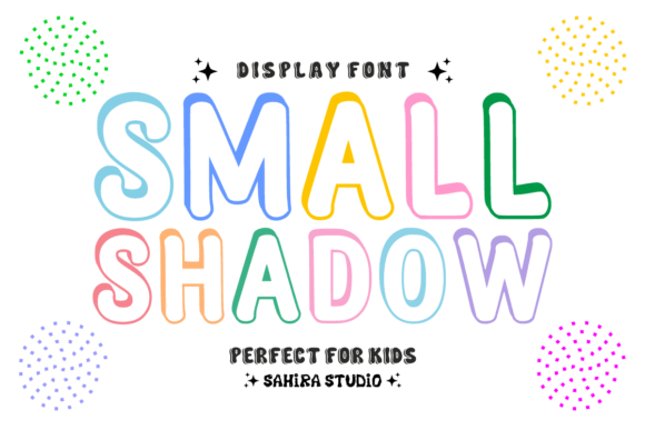 Outline Shadow Font PNG with transparent background - Preview 1