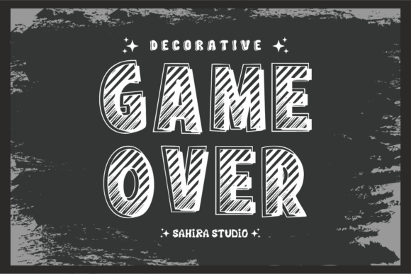 Simple Chalk Font PNG with transparent background - Preview 2