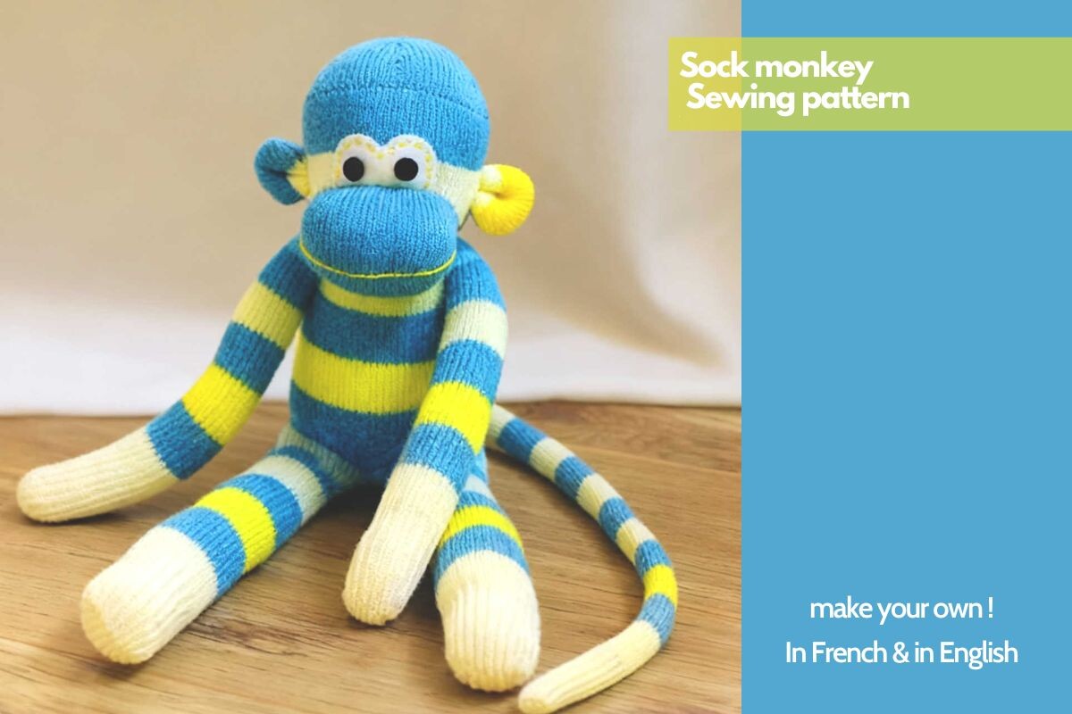 Sock Monkey Sewing Pattern DIY