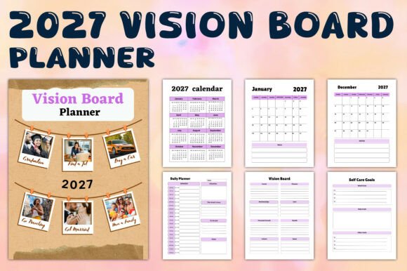 2027 Vision Board Planner