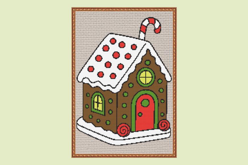 Christmas Candy House Pattern