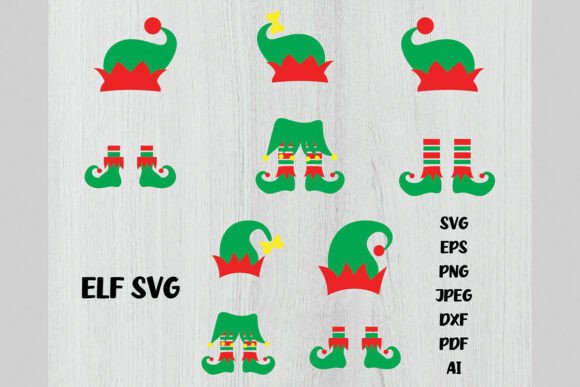 Christmas Elf Svg Bundle Graphics