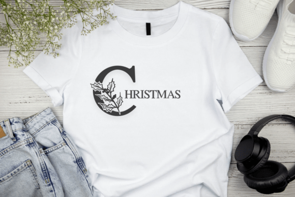 Christmas Holly Font - Preview 2