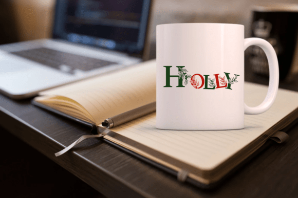 Christmas Holly Font - Preview 3