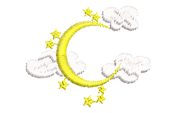 Crescent Moon and Stars