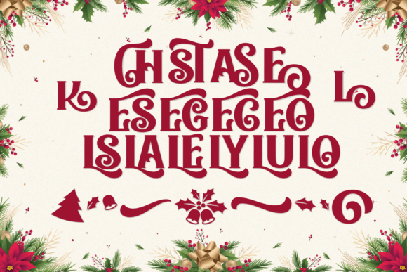 Desire Christmas Font - Preview 3