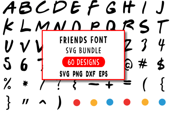 Friends Font, Friends Font SVG Gráfico Artesanato Por ProFonts