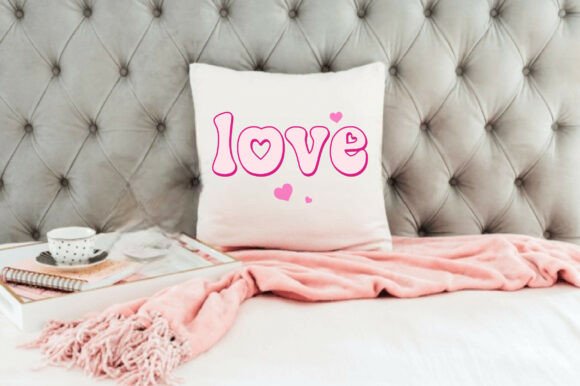 Funky Heart Font PNG with transparent background - Preview 5