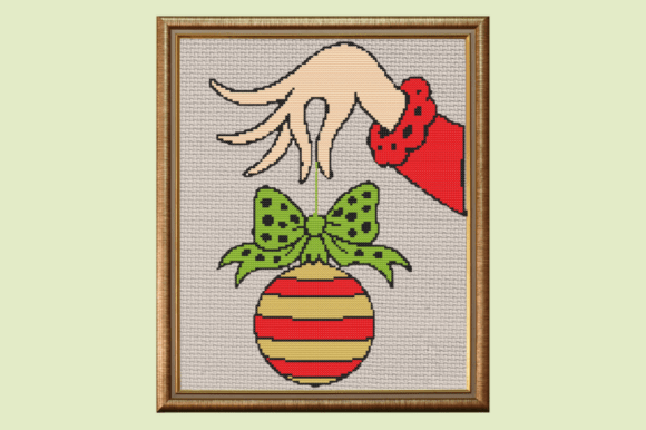 Grinchy Christmas Ornament