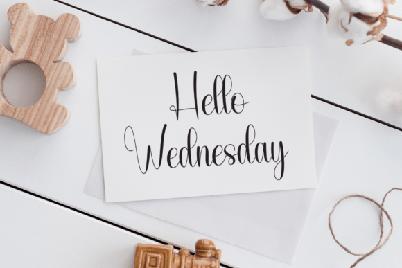 Happy Blooming Font PNG with transparent background - Preview 2